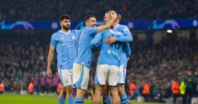 Who has qualified with Man City for the Champions League knockout stages so far