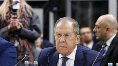 Russian Foreign Minister Sergei Lavrov lashes out at NATO and the West