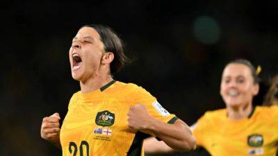 Sam Kerr - Ashleigh Barty - Sam Kerr's Matildas win Australia's top sports honour - channelnewsasia.com - Australia