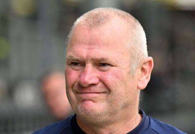 Dartford manager Alan Dowson reacts to their 2-2 home draw with National League South frontrunners Yeovil Town