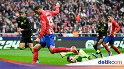 Marcos Llorente - Antoine Griezmann - Atletico Madrid - Jan Oblak - Angel Correa - Liga Spanyol - Atletico Madrid Vs Almeria: Los Rojiblancos Menang 2-1 - sport.detik.com