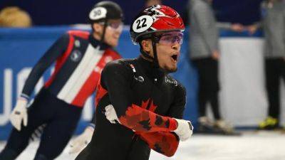 Canada's Jordan Pierre-Gilles wins 2 more gold medals at short track World Cup