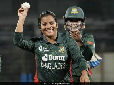 Bangladesh Spin Sensation Nahida Akter Bags Women's Player Of Month For November - sports.ndtv.com - Bangladesh - Pakistan