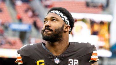 Browns star Myles Garrett rips referees following Browns’ victory: ‘Honestly awful’