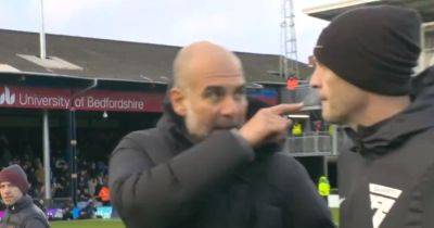 Pep Guardiola argument with fourth official shows mentality Man City need to turn form around