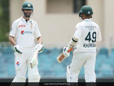 Shan Masood - "Slowest Pitch Ever": Pakistan Team Director Fumes Over Practice Wicket In Australia - sports.ndtv.com - Australia - Pakistan
