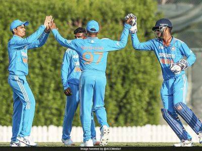 India To Start 2024 U19 Men's World Cup Campaign Against Bangladesh, ICC Announces Schedule