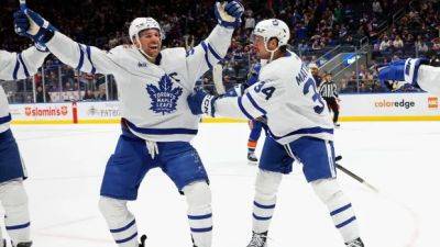 Maple Leafs captain John Tavares records 1,000th career point against Islanders
