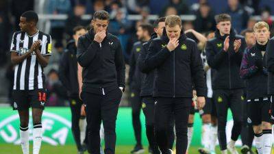 Eddie Howe: Brave Newcastle 'devastated' after European exit