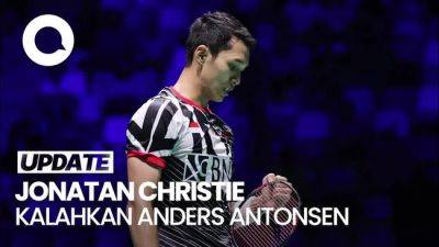Jonatan Christie - Jonatan Christie Sungkurkan Antonsen di BWF World Tour Finals 2023 - sport.detik.com