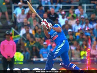 India Star Jitesh Sharma Slams Powerful Shot vs South Africa In Last Over, Yet Falls To A Rare Dismissal Because...