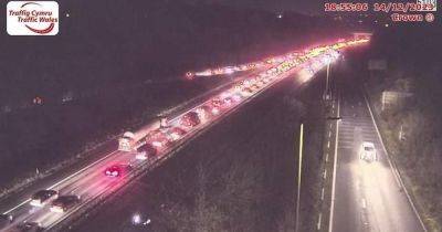 Live updates as M4 drivers face long delays near Swansea after incident - walesonline.co.uk