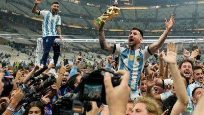Lionel Messi - Diego Maradona - Michael Jordan - El Clasico - Messi's 2022 WC Argentina shirts sell for $7.8m at auction - ESPN - espn.com - Qatar - France - Croatia - Netherlands - Argentina - Australia - New York - Jordan