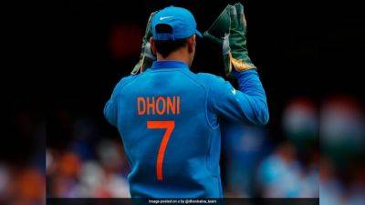 MS Dhoni's No. 7 Jersey Retired, BCCI Informs Players Not To Pick Iconic Shirt: Sources