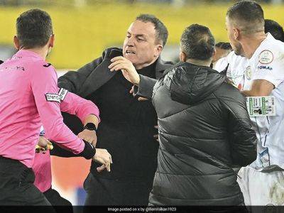Turkish Club President Given Lifetime Ban After Referee Attack - sports.ndtv.com - Turkey