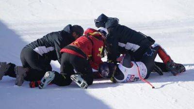 Canadian skier Stefanie Fleckenstein injured in crash at World Cup downhill event