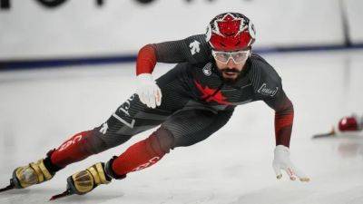 Steven Dubois leads 4-medal day for Canada at short track World Cup