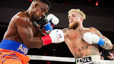 Jake Paul - Tyson Fury - Tommy Fury - Logan Paul - Jake Paul finishes Andre August with vicious first-round KO - ESPN - espn.com - Usa - county Marshall