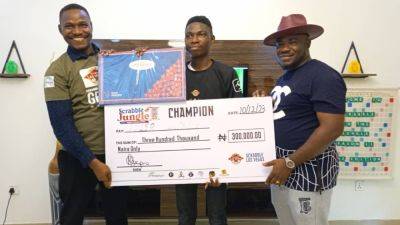 Scrabble in the Jungle King, Lateef, wants to become world champion - guardian.ng