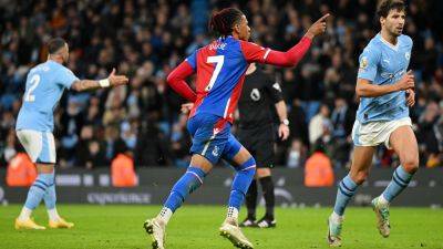 Late Michael Olise penalty sees Crystal Palace snatch draw at Manchester City