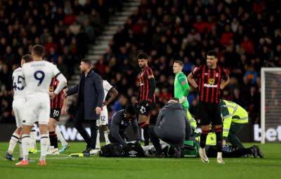 Premier League soccer match called off after player suffers cardiac arrest