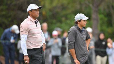 Tiger Woods and son Charlie bemoan poor putting at PNC Championship
