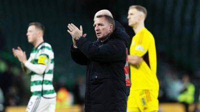 Brendan Rodgers apologises to Celtic fans after home loss to Hearts
