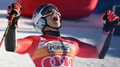 Swiss star Odermatt edges Zubčić to win World Cup giant slalom at Alta Badia
