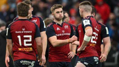 Henry Slade - Conor Murray - Calvin Nash - Shane Daly - Jack Crowley - Antoine Frisch - Munster lose after stunning second half Exeter Chiefs comeback - rte.ie - county Graham - county Park