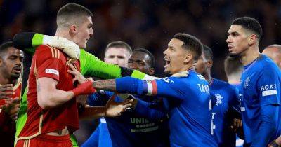 Rangers vs Aberdeen descends into chaos as furious Slobodan Rubezic held back amid explosive Viaplay Cup Final brawl