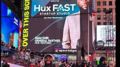 Sam Ojei’s vision take center stage on Times Square billboard at Big Apple