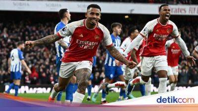 Mikel Arteta - Gabriel Jesus - Kai Havertz - Liga Inggris - Arsenal Fenomenal - sport.detik.com