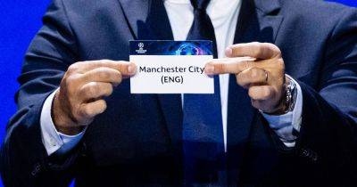 UEFA Champions League draw live as Man City find out last-16 knockout opponents