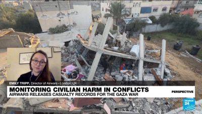 How UK-based watchdog Airwars is counting the Gaza death toll - france24.com - Britain - France - Israel - Palestine