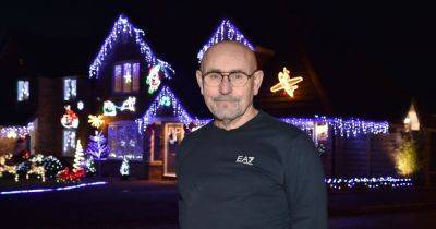 Dad, 70, spends 12 hours decorating house for show-stopping Christmas lights show