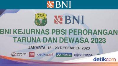 BNI Kejurnas PBSI 2023: Bobby/Melati ke 16 Besar, Nawaf/Luna Tersingkir