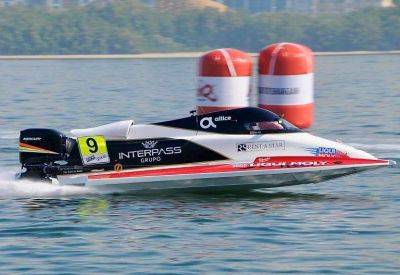 Maidstone powerboat racer Ben Jelf finishes eighth for F1 Team Atlantic in UIM F1H2O World Championship finale in the United Arab Emirates - kentonline.co.uk - Italy - Uae - county Atlantic