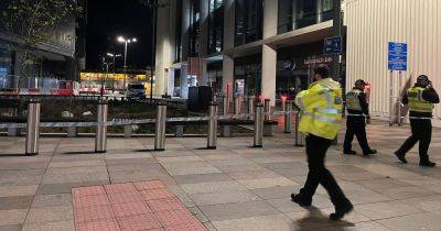 Live updates as police cordon off area outside Cardiff Central station