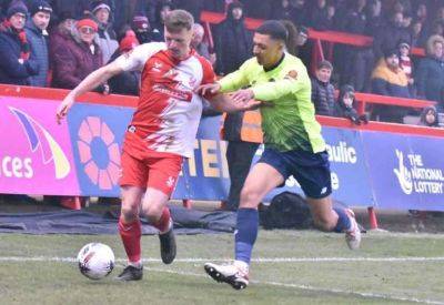 Kidderminster Harriers 2 Ebbsfleet United 0 match report: Referee Ryan Atkin allows controversial Ashley Hemmings goal to stand in National League