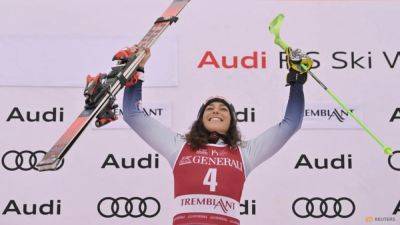 Mikaela Shiffrin - Federica Brignone - Alpine skiing-Italy's Brignone wins World Cup giant slalom at Mont Tremblant - channelnewsasia.com - Switzerland - Italy - Austria - Slovenia - state Vermont