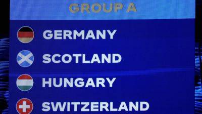 Scotland to kick off Euro 2024 against hosts Germany