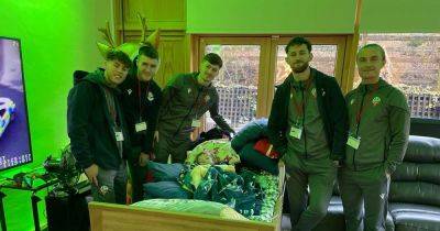 Kyle Dempsey - George Thomason - Jack Iredale - Bolton footballers deliver Christmas toys and goodies to children's hospice - manchestereveningnews.co.uk