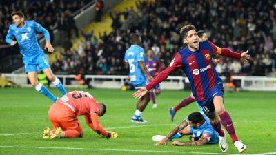 Sergi Roberto fires struggling Barca to victory over Almeria