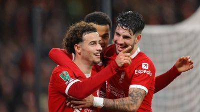 Liverpool thrash West Ham to book Carabao Cup semi-final spot