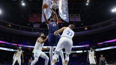 Joel Embiid - Tyrese Maxey - NBA MVP Embiid hits 51 to power 76ers over Timberwolves - channelnewsasia.com - Cameroon - Washington - state Minnesota