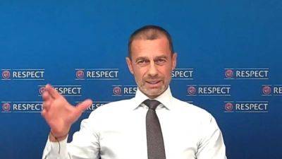 Javier Tebas - Aleksander Ceferin - Nasser Al-Khelaifi - UEFA President Ceferin mocks 'fantastic' Super League - channelnewsasia.com - Eu