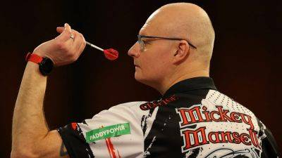 Mickey Mansell triumphed at Ally Pally to tee up Round 2 clash with Brendan Dolan