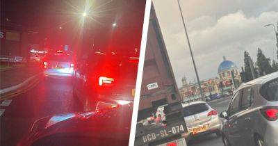 Trafford Centre - 'Horrendous' gridlocked traffic across Trafford with Christmas shoppers left trapped in car parks for hours after M60 is closed - manchestereveningnews.co.uk - county Centre