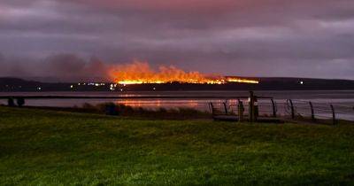 Huge fire breaks out in Gower - live updates