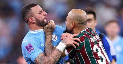 Man City captain Kyle Walker and Fluminense star clash after Club World Cup final whistle